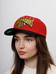 Бейсболка MITCHELL NESS арт. HHSS6642-CBHYYPPPRED1 Chicago Blackhawks NHL (красный / черный)